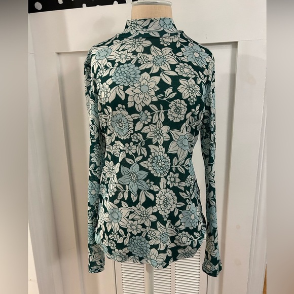 CHRISTIAN WIJNANTS Floral TAJ TURTLENECK - BOTTLE GREEN BOUQUET - Picture 4 of 7